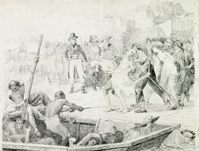 The Nantes Drownings in 1793 by Joseph Aubert